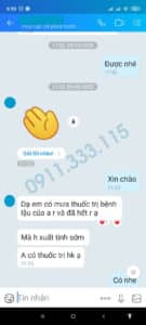 Phản hồi bệnh nhân chữa bệnh lậu 16 3