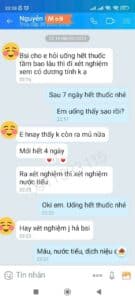Phản hồi bệnh nhân chữa bệnh lậu 2 3