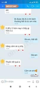 Phản hồi bệnh nhân chữa bệnh lậu 6 3