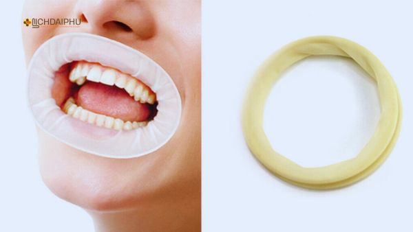 Màng chắn miệng dùng khi quan hệ bằng miệng giúp ngừa lây nấm Candida và bệnh xã hội